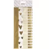 ARTOZ papel de seda decorativo puntos oro/blanco 50 x 70 cm (144500-76)