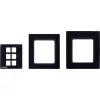 Kramer Electronics RC-206/RC-306 EU Panel Set 80/86 (B) – set de marco y placa frontal negro para versión EU del RC-206/RC-306 30-00020599