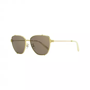 Tory Burch gafas de sol de mujer TY6105 cuadradas, montura dark havana, lentes brown gradient, 55 mm TY6105-32787N