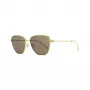 Tory Burch gafas de sol de mujer TY6105 cuadradas, montura dark havana, lentes brown gradient, 55 mm TY6105-32787N