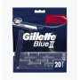 Gillette Blue II maquinillas de afeitar desechables para hombre, 20 uds., hojas dobles con Lubrastrip 7702018466757