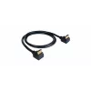 Kramer C-HM/RA-6 cable HDMI de alta velocidad con Ethernet, conector HDMI a conector HDMI en ángulo recto, 1,8m, triple apantallado, gris, compatible con 4K 97-0143006