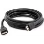 Kramer C-HMU-3 cable HDMI de ultra alta velocidad con Ethernet, 0,9 m, conectores con bloqueo, negro, 8K 60 Hz 97-0102003