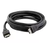 Kramer C-HMU-3 cable HDMI de ultra alta velocidad con Ethernet, 0,9 m, conectores con bloqueo, negro, 8K 60 Hz 97-0102003
