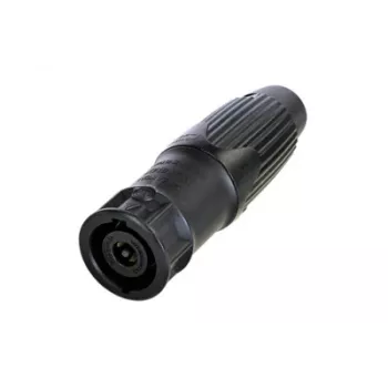 Neutrik NLT8MXX-BAG conector macho speakON de 8 polos, negro