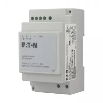 Eaton PSL30E24RP fuente de alimentación conmutada monofásica 30W 24V DC carril DIN EP-401403