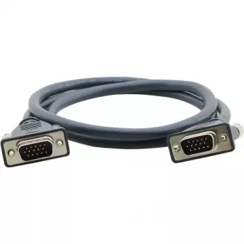 Kramer C-MGM/MGM-6 cable VGA, conector HD-15 a conector HD-15, 1,8 m, moldeado, negro 92-7201006