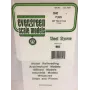 Placa de poliestireno Evergreen 300 mm x 150 mm x 1,00 mm, pack de 2, blanco 9040