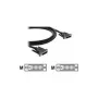 Cable DVI-D Dual-Link Kramer C-DM/DM-6, 1,8 m, moldeado, negro 94-0101006