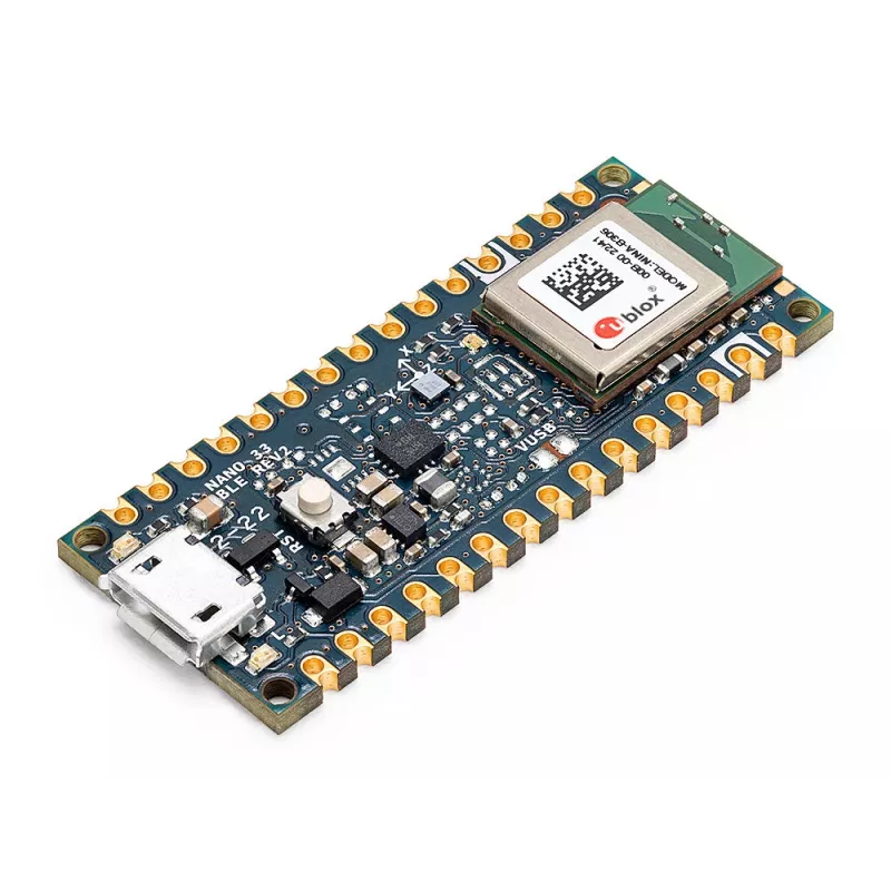 Placa Arduino Nano 33 BLE Rev2 ABX00071 con nRF52840 Cortex-M4 y BLE 5.0