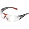 Gafas de protección Honeywell AIDC 1035641 lentes transparentes, montura roja