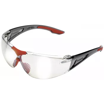 Gafas de protección Honeywell AIDC 1035641 lentes transparentes, montura roja