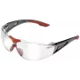 Gafas de protección Honeywell AIDC 1035641 lentes transparentes, montura roja