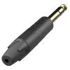 Conector jack TRS de 1/4 de pulgada Neutrik NP3XX-AU-0 con contactos dorados