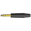 Conector jack TRS de 1/4 de pulgada Neutrik NP3XX-AU-0 con contactos dorados