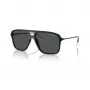 Gafas de sol de hombre Armani Exchange AX4150SU, montura negra, lentes grises, 59/15/145 mm AX4150SU80588