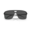 Gafas de sol de hombre Armani Exchange AX4150SU, montura negra, lentes grises, 59/15/145 mm AX4150SU80588