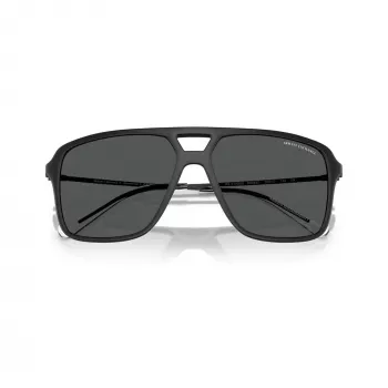 Gafas de sol de hombre Armani Exchange AX4150SU, montura negra, lentes grises, 59/15/145 mm AX4150SU80588