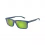 Gafas de sol de hombre Armani Exchange AX4157SU83768 negro mate gris oscuro 57/19/145 mm