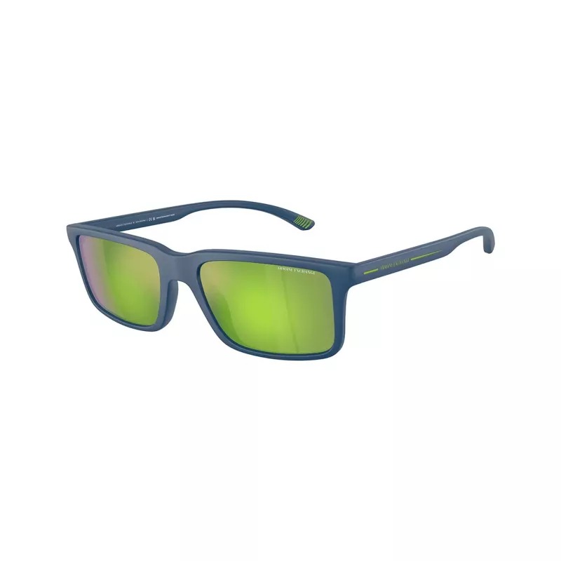 Gafas de sol de hombre Armani Exchange AX4157SU83768 negro mate gris oscuro 57/19/145 mm