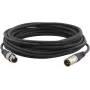 Cable de audio serie Kramer C-XLQM/XLQF estilo Quad - conector hembra XLR3 a conector macho XLR3 - 15,2 m - apantallado 95-1211050