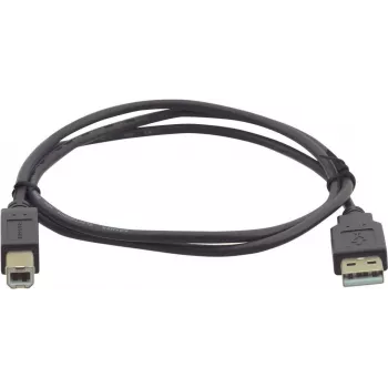 Cable USB 2.0 Kramer Electronics 0,9 m conector macho USB-A a conector macho USB-B negro (96-0215003)