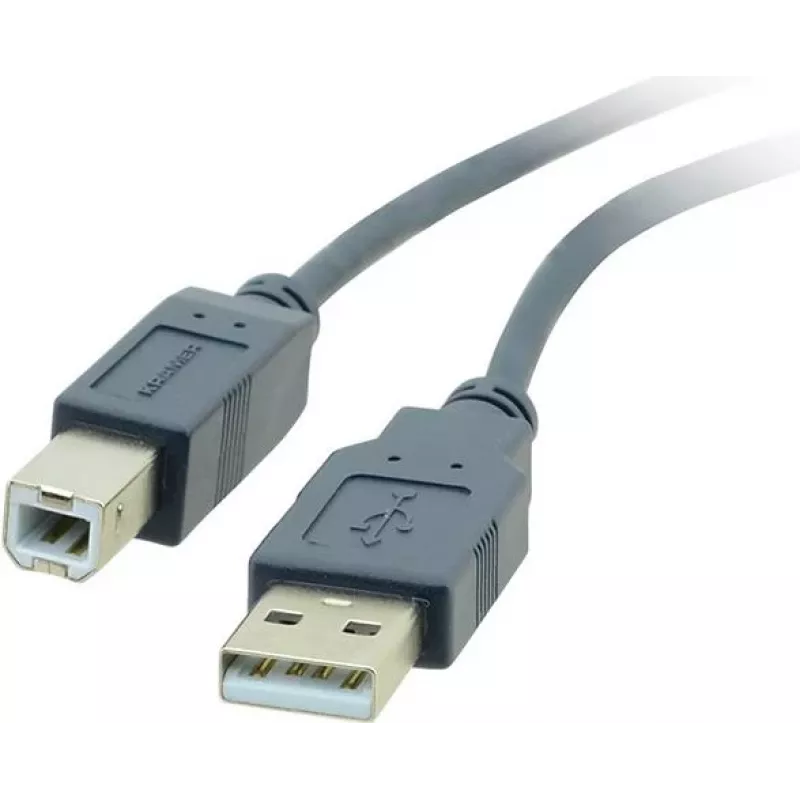 Cable USB 2.0 Kramer Electronics 0,9 m conector macho USB-A a conector macho USB-B negro (96-0215003)
