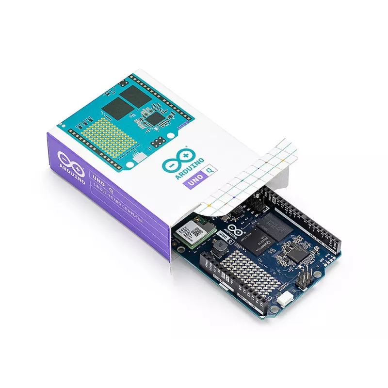 Arduino Uno Q ABX00162 Placa de desarrollo, 2 GB / 16 GB eMMC, 4 x 2,0 GHz