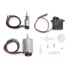 Arduino AKX00033 motor para Engineering Kit R2 - motor DC con escobillas 12V, 6000 rpm, eje en D