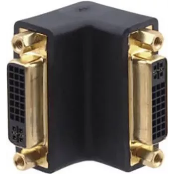 Kramer AD-DF/DF/RA adaptador en ángulo conector hembra DVI-I a conector hembra DVI-I 99-9595011