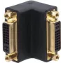 Kramer AD-DF/DF/RA adaptador en ángulo conector hembra DVI-I a conector hembra DVI-I 99-9595011