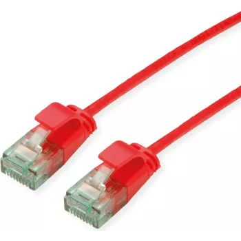 ROLINE RM cable de parcheo UTP Cat.6A/Class EA SLIM rojo 1m 21.45.3413