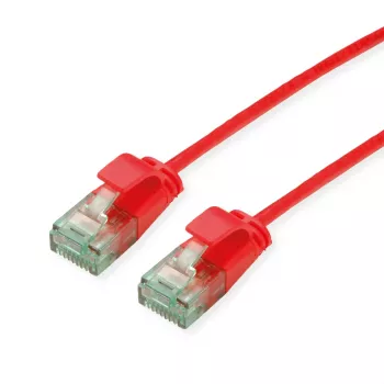 ROLINE RM cable de parcheo UTP Cat.6A/Class EA SLIM rojo 1m 21.45.3413
