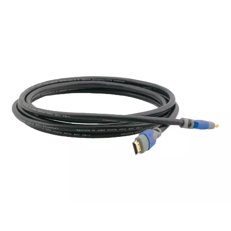 Kramer C-HM/HM/PRO-65 cable HDMI con Ethernet - 19,8m (65 ft), 4K@60Hz, HDMI 2.0, negro 97-01114065