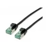 ROLINE RM cable de parcheo U/FTP Cat.6A Class EA Slim negro 0,15m 21.45.3350