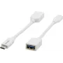 Kramer Electronics ADC-USB31/CAE Cable USB 3.2 Gen 1, USB-C a USB-A, blanco, 0,91 m 99-97210005