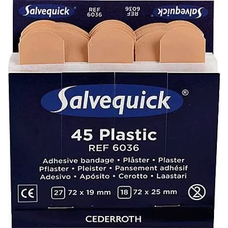 Söhngen WF Set de recambio de tiritas – 24 uds., compatible con botiquín DIN 42036