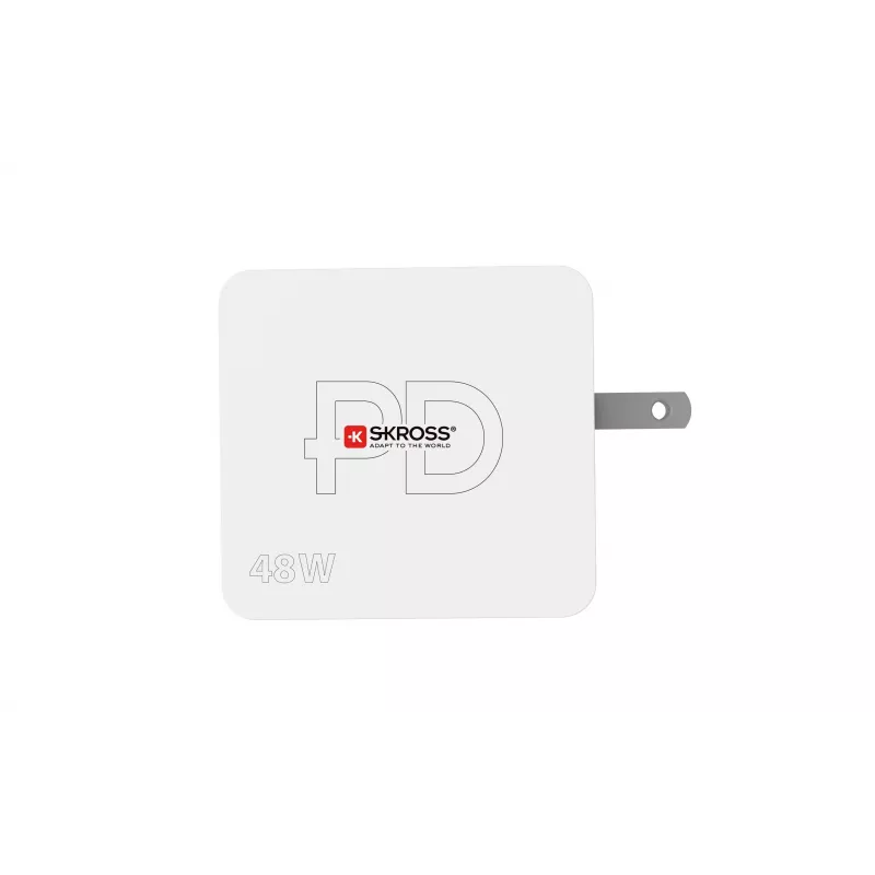 SKROSS Multipower Combo+ US 48W Cargador de pared USB con USB-C PD y 3 puertos USB-A SKKT000348WPDUSCCN