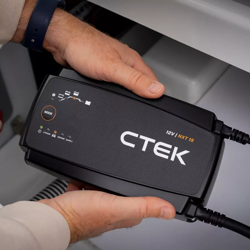 CTEK NXT 15 40-725 Cargador de batería inteligente 15A 12V para baterías de plomo-ácido y litio