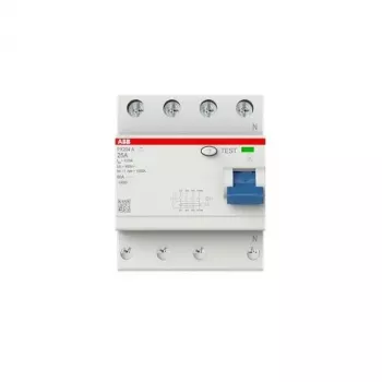 ABB FX204A-25/0.03 Interruptor diferencial 4P 25A 30mA Tipo A 230/400V AC 2CSF204165R1250