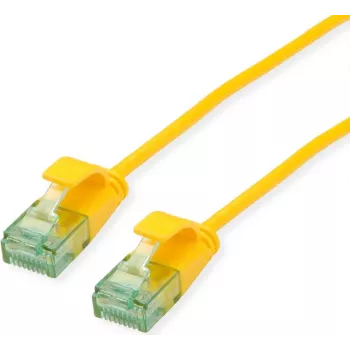 ROLINE RM Cable de parcheo UTP Cat.6A Class EA Slim amarillo 2m 21.45.3425