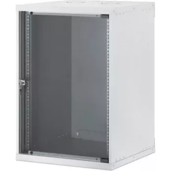 Intellinet Rack de red de pared 19 pulgadas, Basic Line, 15 U, 560 mm de profundidad, gris (RAL 9005) 716789