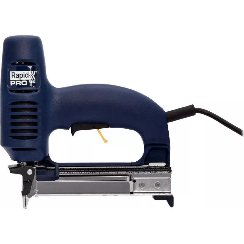 Rapid PRO R553 Grapadora y clavadora eléctrica, azul, 230V, usa grapas 53 y clavos tipo 8 10642901