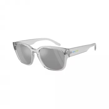 Arnette AN4325-28586G Gafas de sol unisex rectangulares, montura negro mate, lentes gris oscuro, 54-19-145 mm