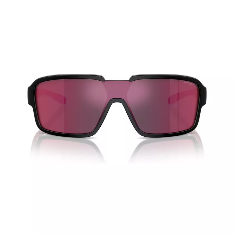 Arnette Gringo AN4335-27536Q Gafas de sol de hombre negro mate/gris oscuro espejado plata