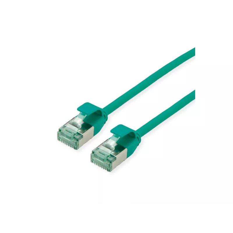 ROLINE RM Cable de red U/FTP Cat.6A Class EA Slim verde 0,3m 21.45.3331