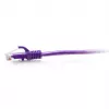 C2G Cable de red Ethernet Cat6a Slim U/UTP RJ-45 morado 0,3m 28 AWG