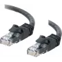 Cables2Go Cable de red Ethernet Cat6 UTP 0,5m, negro, snagless, funda de PVC 83405