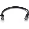 Cables2Go Cable de red Ethernet Cat6 UTP 0,5m, negro, snagless, funda de PVC 83405