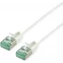 ROLINE RM Cable de red U/FTP Cat.6A/Class EA Slim, blanco, 0,15 m 21.45.3360